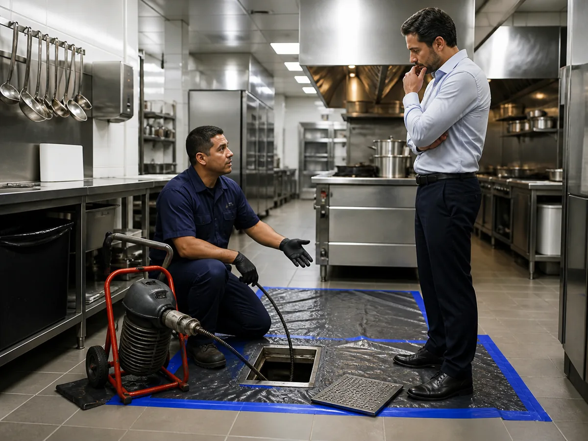 Atendimento técnico em cozinha comercial